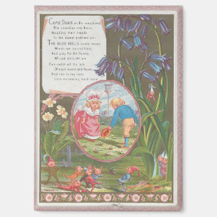 Whimsical Cute Antieke Valentijn, Kate Greenway Magneet