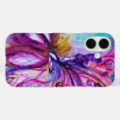 WHIMSICAL CUTE BLOEM FEE IN ROZE, GOUDEN SPROKKELS Case-Mate iPhone CASE (Achterkant (horizontaal))