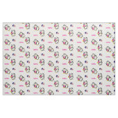 Whimsical Cute Cartoon Penguins Theme Personalized Stof (Yard (91,4 cm))