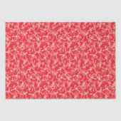 Whimsical Cute Christmas Bows Pattern Girly Gift Tissuepapier (Voorkant)