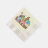 Whimsical Cute Fantasy Draken Paasmand  Servet (Hoek)