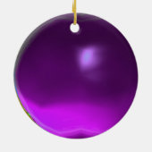 WHIMSICAL CUTE FLOWER FAIRY IN PINK, GOLD SPARKLES KERAMISCH ORNAMENT (Achterkant)