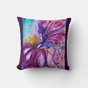 WHIMSICAL CUTE FLOWER FAIRY IN PINK, GOLD SPARKLES KUSSEN