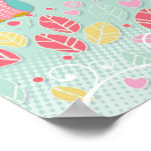 Whimsical Cute Fun Swirl Owl Ownership Wall Poster (Hoek)