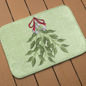 Whimsical Cute KerstBerries Badmat