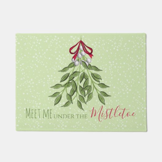 Whimsical Cute KerstBerries Deurmat (Voorkant)