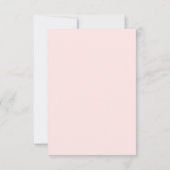 Whimsical Cute Pastel Flowers Bow Save the Date (Achterkant)