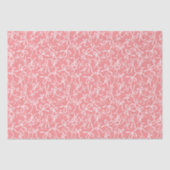 Whimsical Cute Pink White Bows Pattern Girly Gift Tissuepapier (Voorkant)