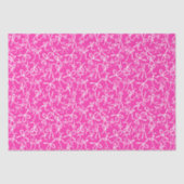 Whimsical Cute Pink White Bows Pattern Girly Gift  Tissuepapier (Voorkant)