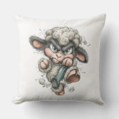 Whimsical Cute Sheep Kussen (Voorkant)