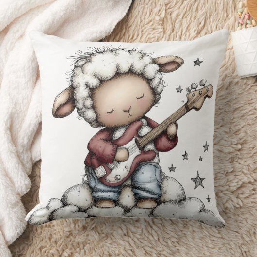 Whimsical Cute Sheep Kussen (Deken)