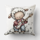 Whimsical Cute Sheep Kussen (Voorkant)