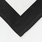 Whimsical Cute Sheep Reading a Book Fleece Deken (Hoek)