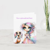 Whimsical Dachshund elke gelegenheid Kaart (Voorkant)