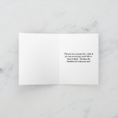 Whimsical Dachshund en Meisje Downloadable Kaart (Binnen)