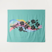 "Whimsical Daffodil Dream" Wandkleed (Voorkant (horizontaal))