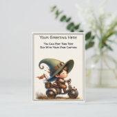 Whimsical Dagelijkse Gevoel Steampunk Kunst Briefkaart (Staand voorkant)