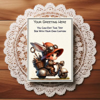 Whimsical Dagelijkse Gevoel Steampunk Kunst