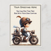 Whimsical Dagelijkse Gevoel Steampunk Kunst   Briefkaart (Voorkant)