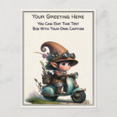 Whimsical Dagelijkse Gevoel Steampunk Kunst   Briefkaart (Voorkant)