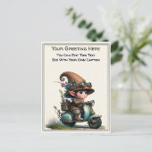 Whimsical Dagelijkse Gevoel Steampunk Kunst   Briefkaart (Staand voorkant)