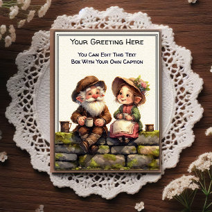 Whimsical Dagelijkse Sentiment Verhalenboek Kunst  Briefkaart
