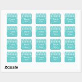 Whimsical Daisies Bedankt Stickers (Vel)