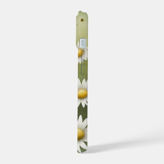 Whimsical Daisies iPhone 15 Case (Linkerkant)