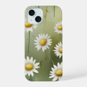 Whimsical Daisies iPhone 15 Case (Achterkant)