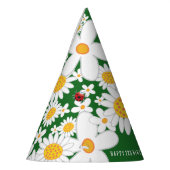 Whimsical Daisies & Ladybugs Birthday Party Pet Feesthoedjes (Links)
