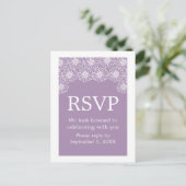 Whimsical Daisies RSVP Briefkaart (Staand voorkant)