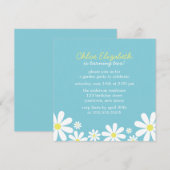 Whimsical Daisies Verjaardagsfeestje Kaart (Voorkant / Achterkant)