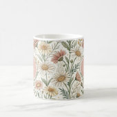 Whimsical Daisy Garden Aesthetic Custom Koffiemok (Center)