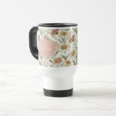 Whimsical Daisy Garden Aesthetic Custom Reisbeker (Voorkant links)