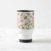 Whimsical Daisy Garden Aesthetic Custom Reisbeker (Center)