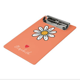 Whimsical Daisy Mini Klembord – Heldere Bloemen Ku