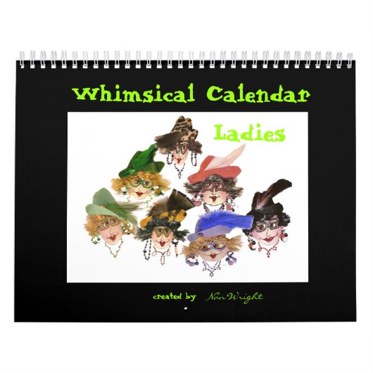 Whimsical-dames Kalender (Hoes)