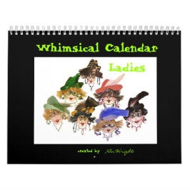 Whimsical-dames Kalender