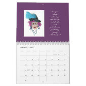 Whimsical-dames Kalender (Jan 2027)