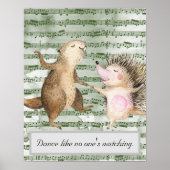 Whimsical Dance Like No One's Watching Poster (Voorkant)