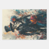 Whimsical Dancer, Skeleton Paar, Whimsical Girl Inpakpapier Vel (Voorkant 3)