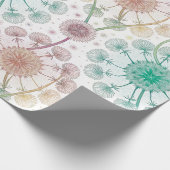 Whimsical Dandelion Breeze – Pastel Botanical Cadeaupapier (Hoek)