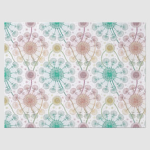 Whimsical Dandelion Breeze – Pastel Botanical Tissuepapier