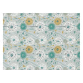 Whimsical Dandelion - Geel, Wit & Blauwgroen Tafelkleed (Voorkant (Horizontaal))