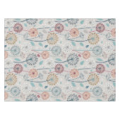 Whimsical Dandelion - Rood, Geel, Wit & Blauwgroen Tafelkleed (Voorkant (Horizontaal))