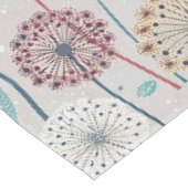 Whimsical Dandelion - Rood, Geel, Wit & Blauwgroen Tafelkleed (Gekanteld)
