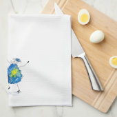 Whimsical Dansende Sheep Theedoek (Quarter Fold)