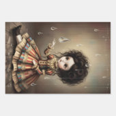 Whimsical Dark Circus Doll Inpakpapier Vel (Voorkant 2)
