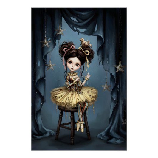 Whimsical Dark Circus Doll Poster (Voorkant)