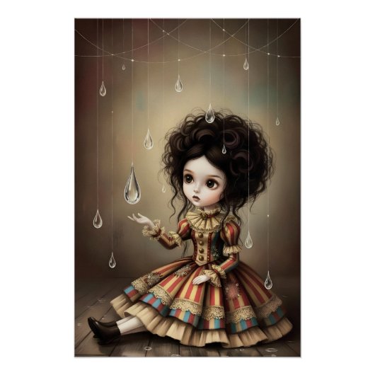 Whimsical Dark Circus Doll Poster (Voorkant)
